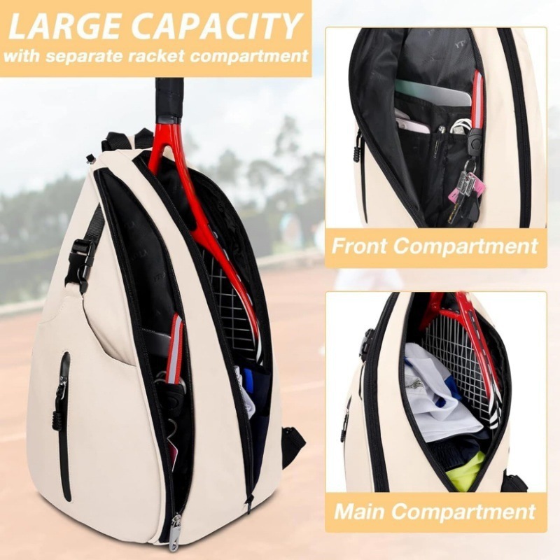 Badminton Court - Outdoor Training Crossbody Bag - Single