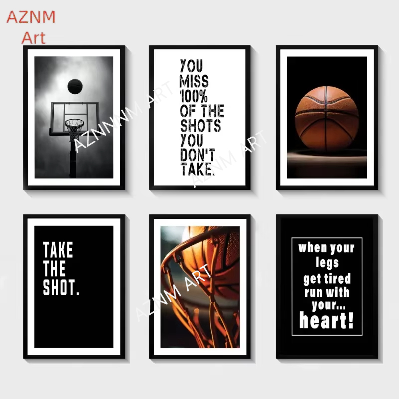 Badminton Zone - Sports Events Basketball Hoop Shoot Poster