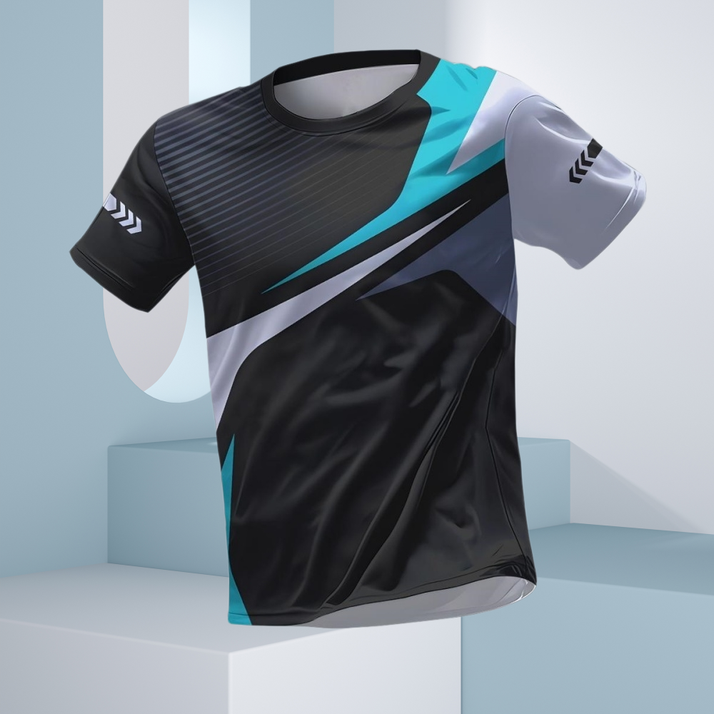 Badminton Court - Summer T-shirt for Men,Sports T-shirt for