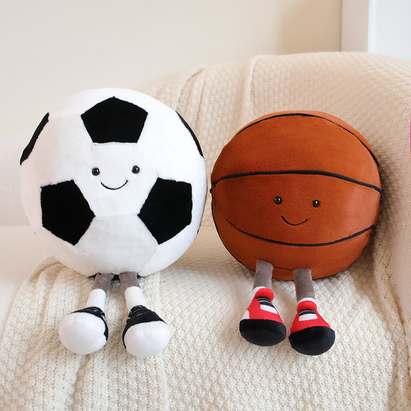 Badminton Zone - Creative Basketball Funny Soccer Plush Football