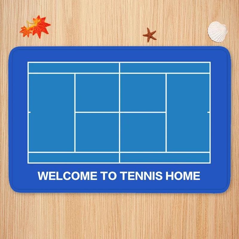 Sports Theme Carpet Mat Tennis - đánh giá và giá Badminton Zone