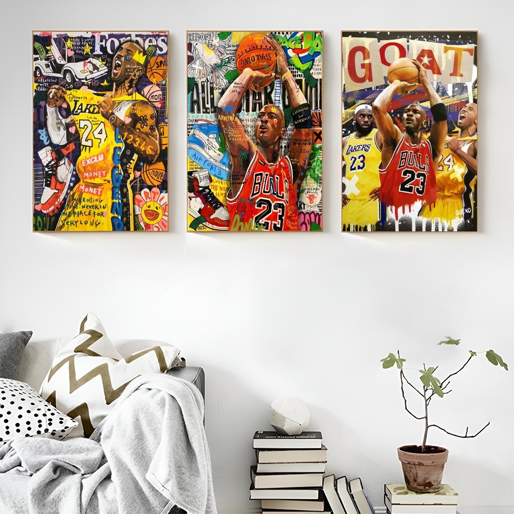 1PC Basketball Player  Poster  - đánh giá và giá Badminton Zone