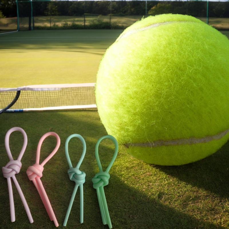 （Summer6）1/8 Pcs Soft Silicone - đánh giá và giá Racket Vibration Dampener