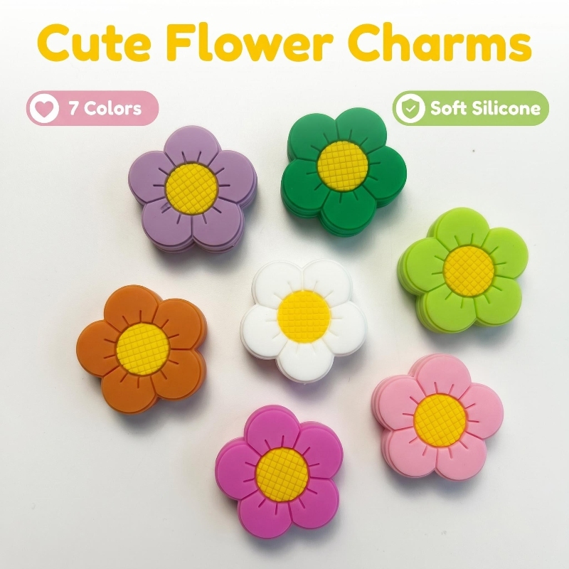 7pcs Soft Silicone Flower Tenn - đánh giá và giá Racket Vibration Dampener
