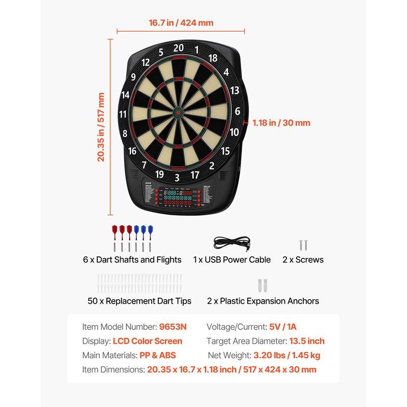 Digital Dart Center 13.5 Inch  - đánh giá và giá Scoreboard Digital