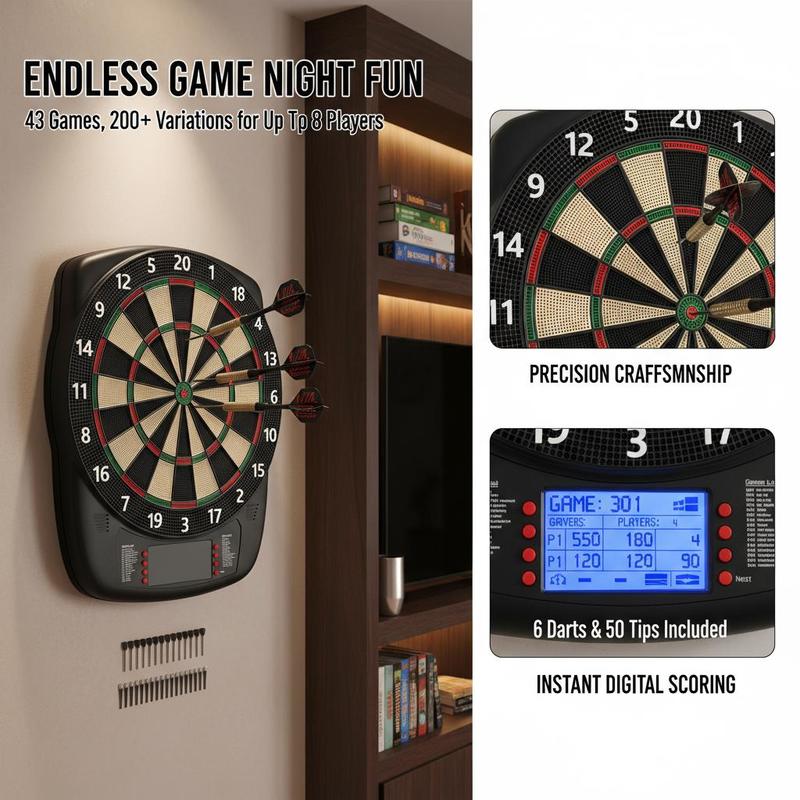 Digital Dart Center 13.5 Inch  - đánh giá và giá Scoreboard Digital