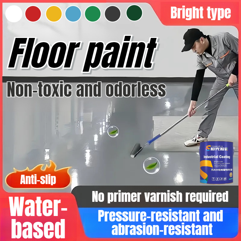 Glossy Water Floor Paint Outdo - đánh giá và giá Badminton Court