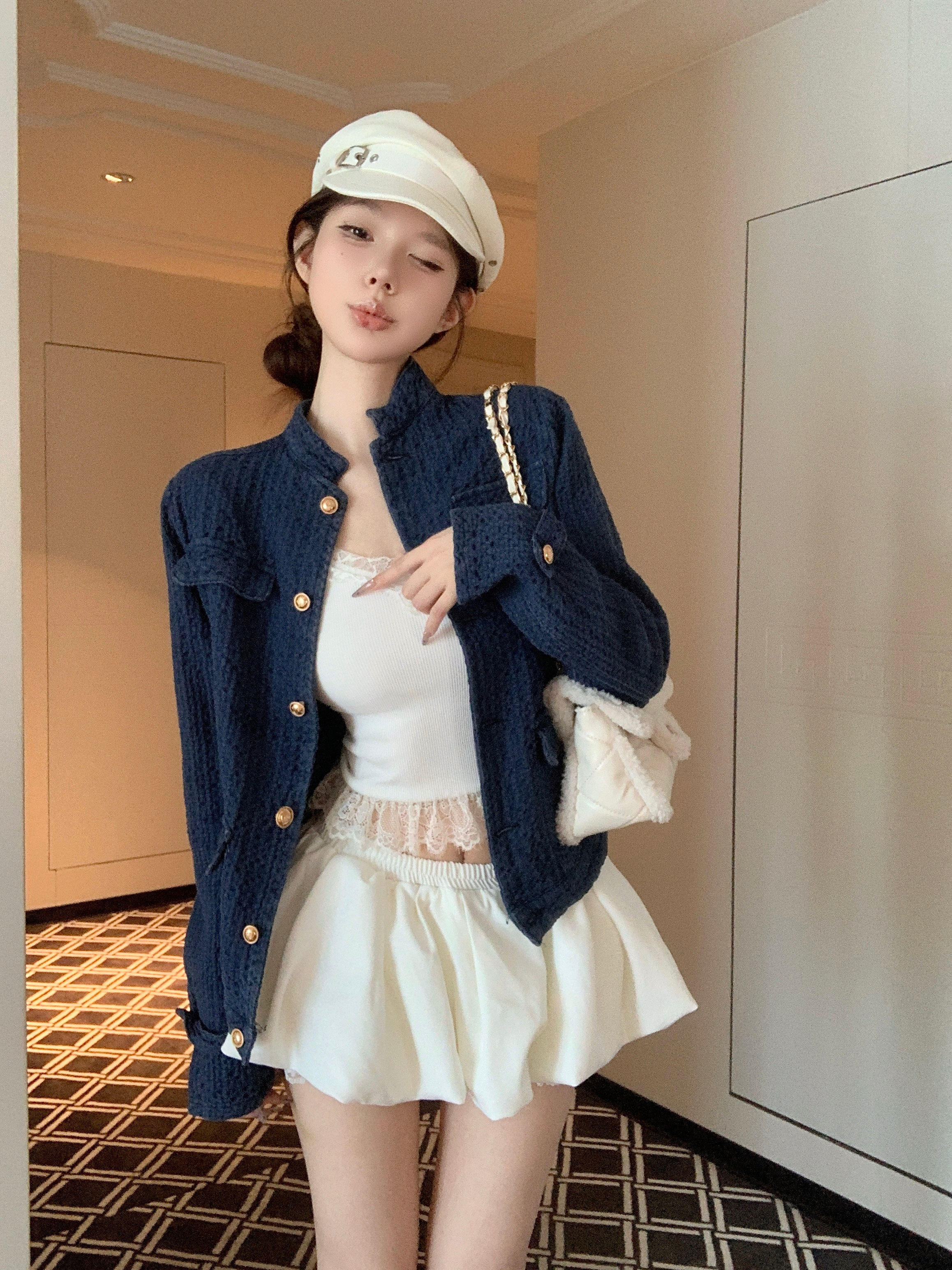 Tweed Jacket English Style Wom - đánh giá và giá Badminton English
