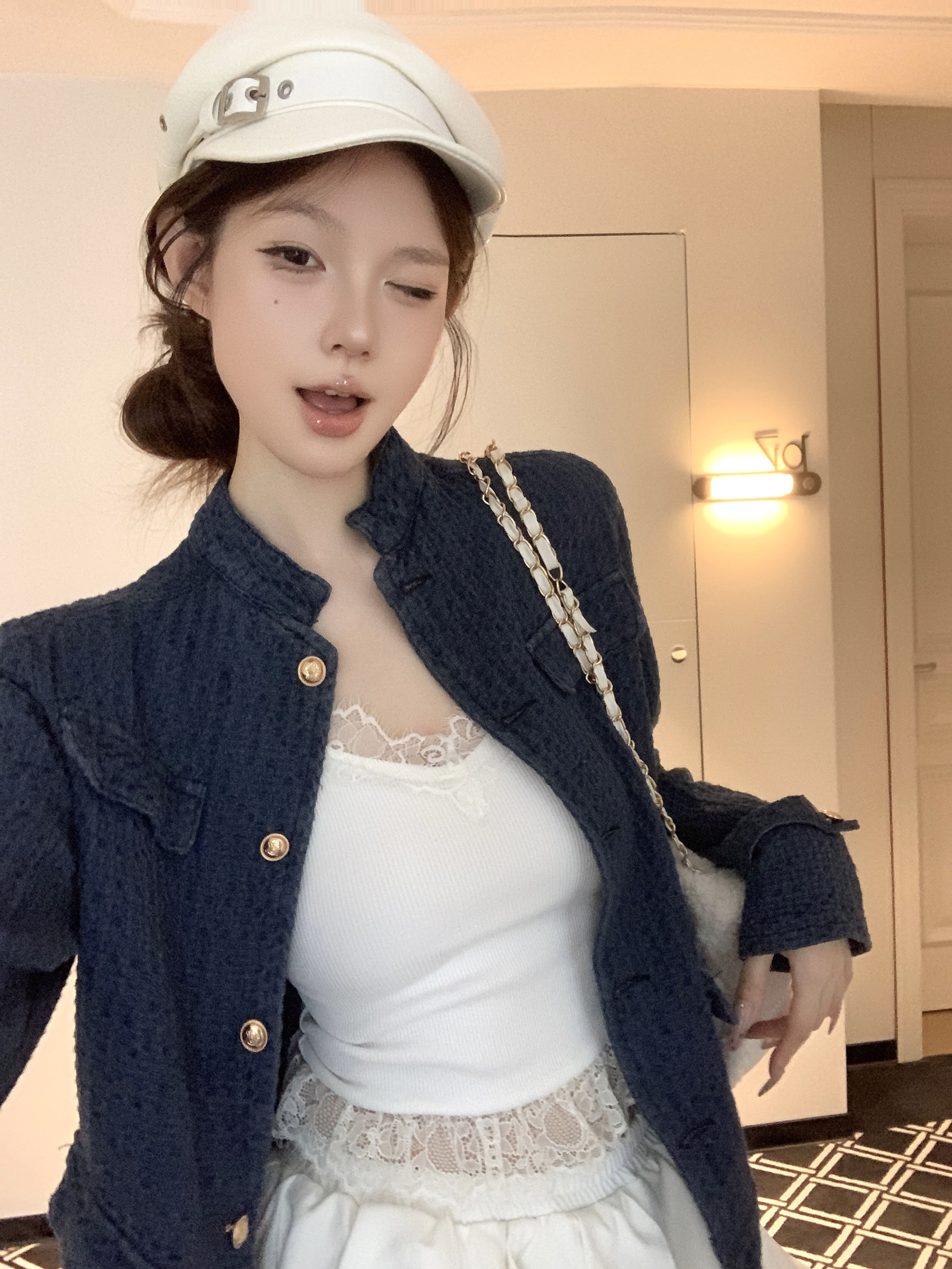 Tweed Jacket English Style Wom - đánh giá và giá Badminton English