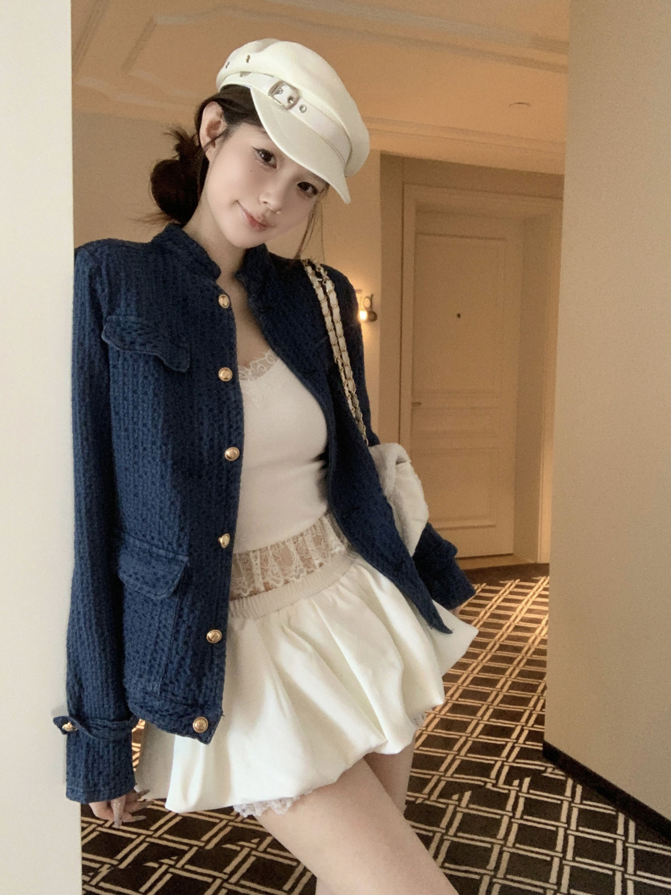 Tweed Jacket English Style Wom - đánh giá và giá Badminton English