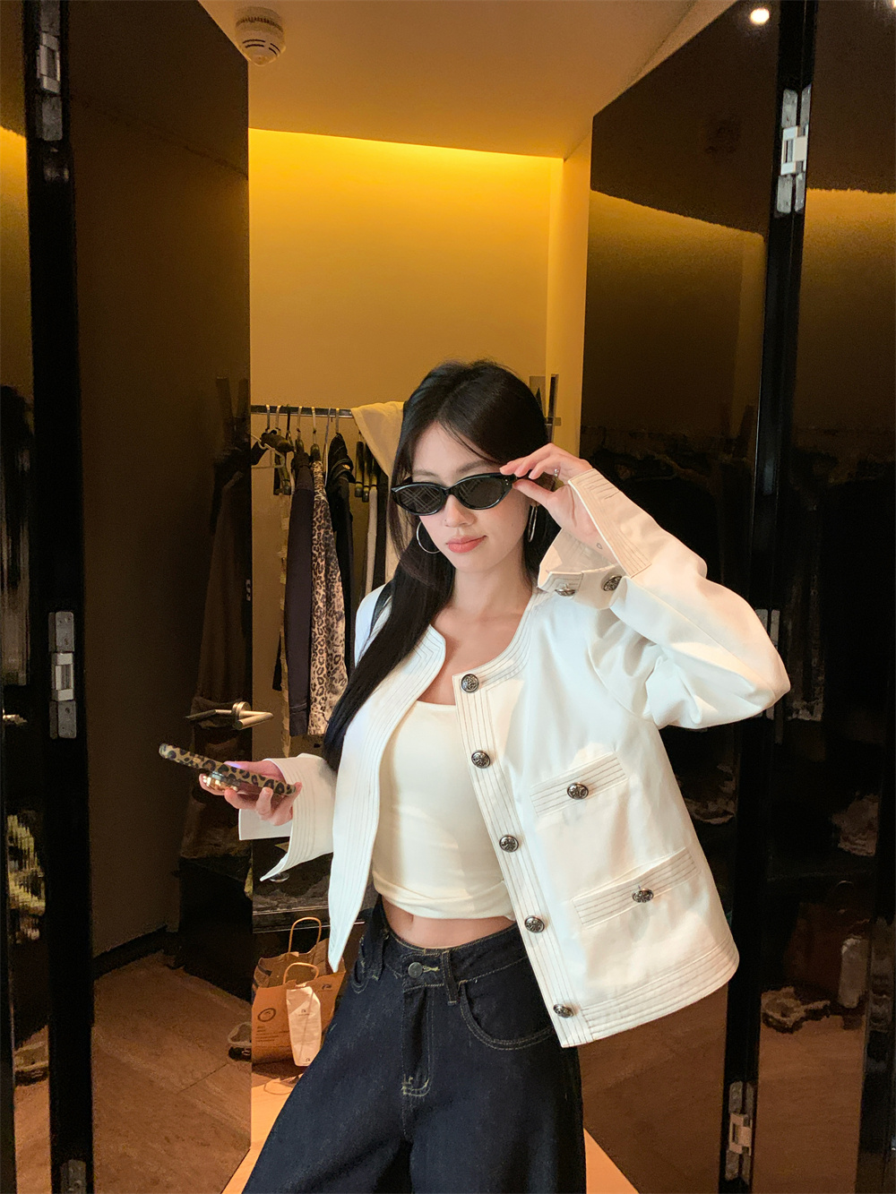 Tweed Jacket English Style Wom - đánh giá và giá Badminton English