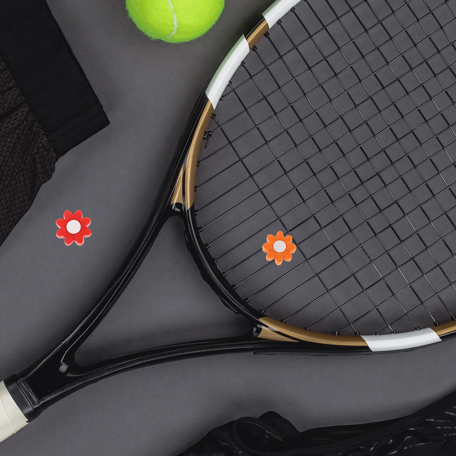 5Pcs Attractive Flower-Print P - đánh giá và giá Racket Vibration Dampener