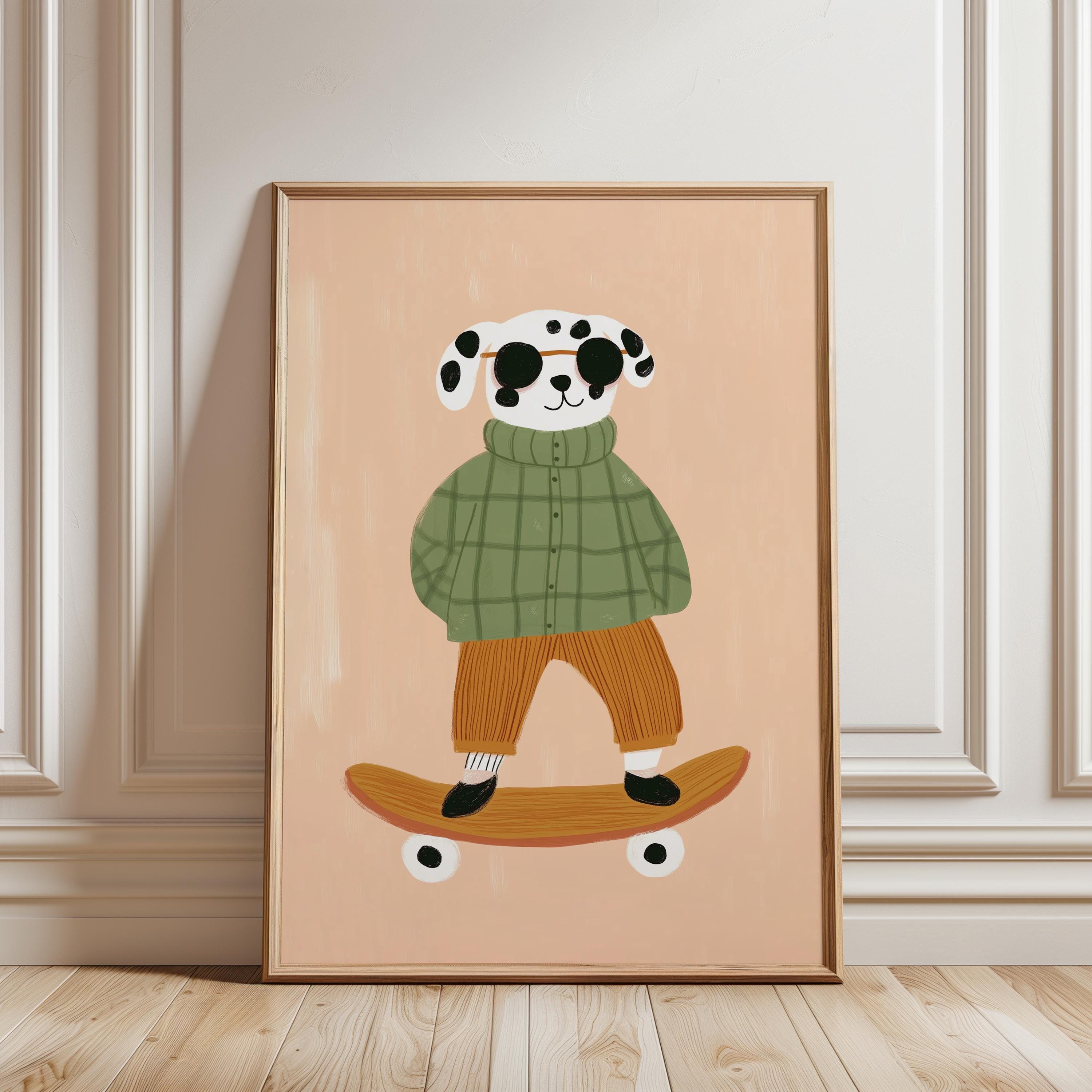 Sports Cool Skateboarding Dog  - đánh giá và giá Badminton Zone