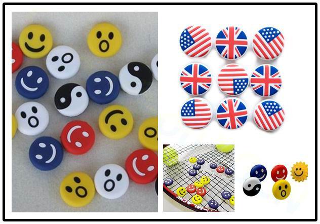 smile National flag Tennis Rac - đánh giá và giá Racket Vibration Dampener