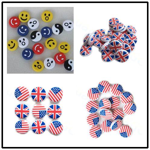 smile National flag Tennis Rac - đánh giá và giá Racket Vibration Dampener