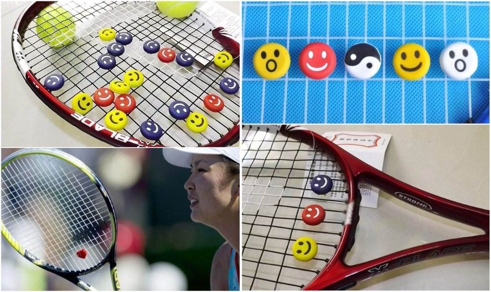 smile National flag Tennis Rac - đánh giá và giá Racket Vibration Dampener